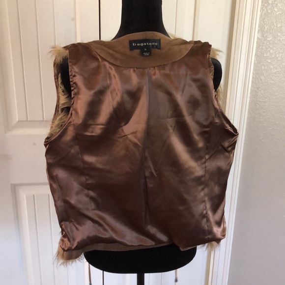 bagatelle Faux fur Vest boho - Picture 9 of 9